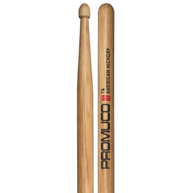 Promuco American Hickory 7A Wood Tip Drum Sticks