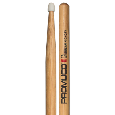 Promuco American Hickory 7A Nylon Tip Drum Sticks