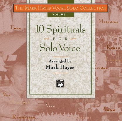 Spirituals 10 for Solo Voice Book 1 Arranged by Hayes
