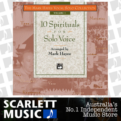 Spirituals 10 for Solo Voice Book 1 Arranged by Hayes — view 2