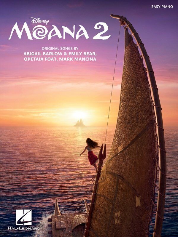 Moana 2 Easy Piano Selections Songbook