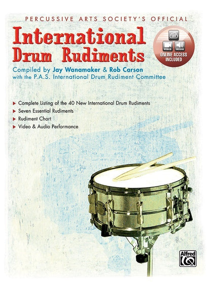 International Drum Rudiments Book/CD