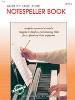 ABPL Adult Notespeller Book 1 - Piano Sheet Music and Method Book for Note Reading Exercises