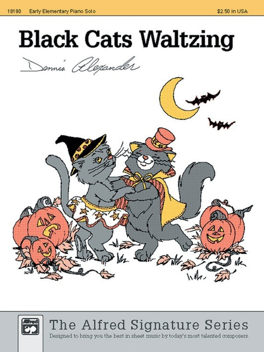 Black Cats Waltzing Piano Sheet Music