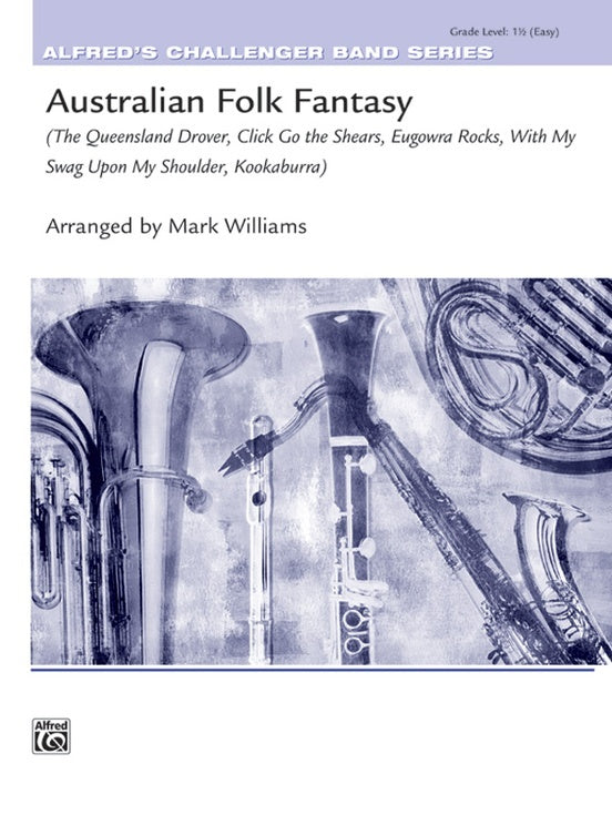 Australian Folk Fantasy Concert Band Sheet Music Grade 1.5
