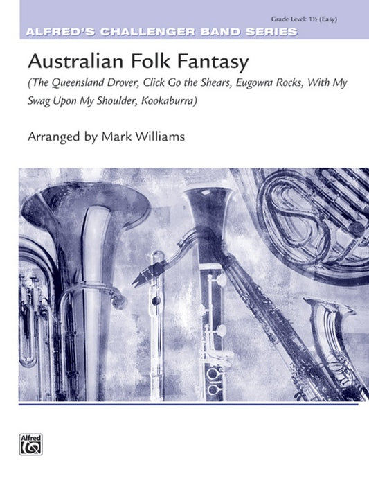 Australian Folk Fantasy Concert Band Sheet Music Grade 1.5