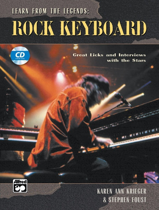 Learn From The Legends Rock Keyboard Book/CD