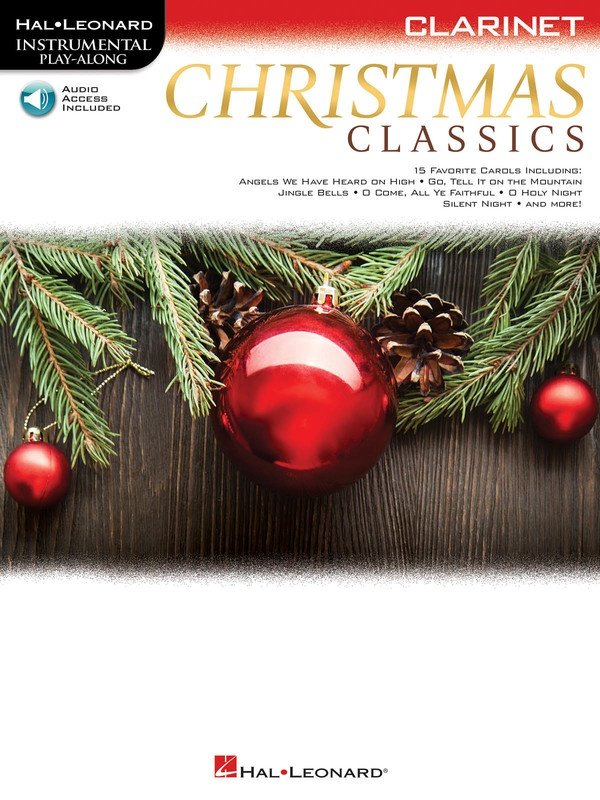 Christmas Classics — Clarinet Play-Along, Book/Online Audio (Instrumental Play-Along, Hal Leonard)