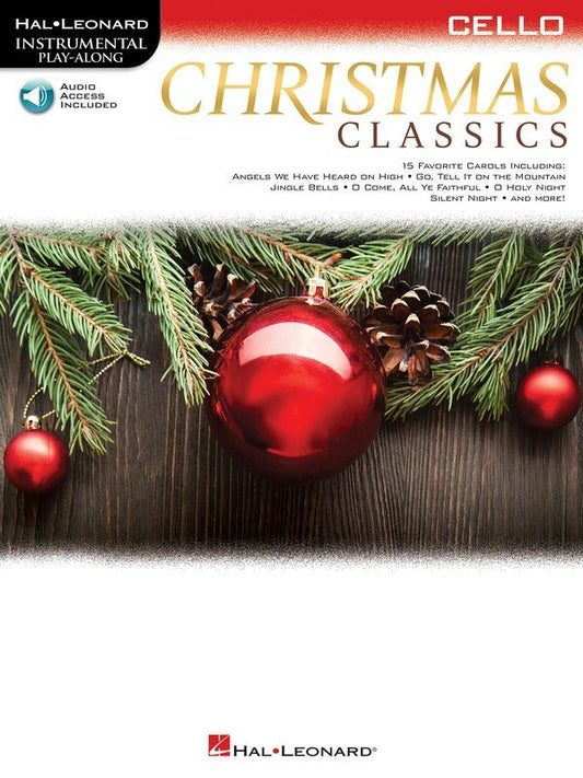 Christmas Classics — Cello Play-Along, Book/Online Audio (Instrumental Play-Along, Hal Leonard)