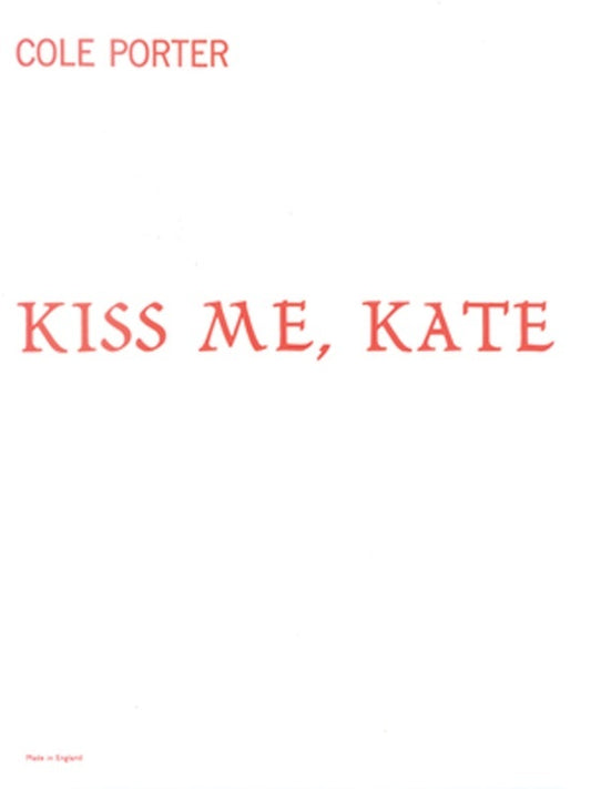 Kiss Me Kate Vocal Sc