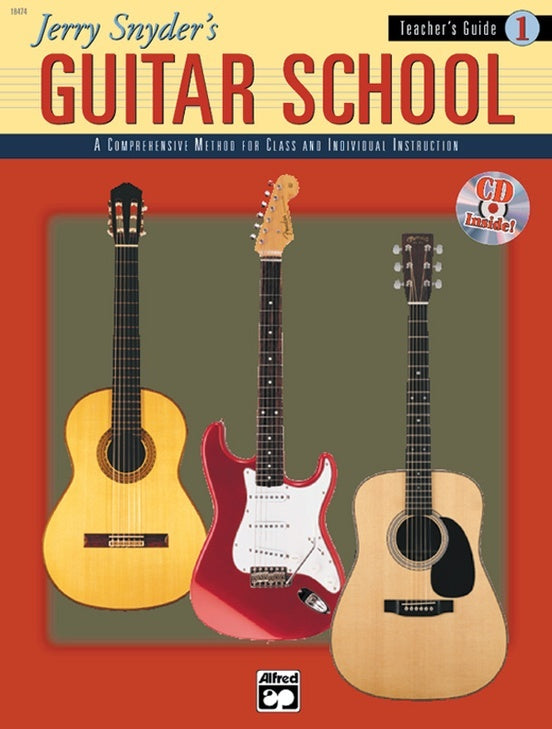 Jerry Snyders Guitar School Book 1 Teacher Book/CD