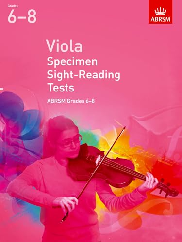 ABRSM Viola Specimen Sight-Reading Tests Grades 6-8