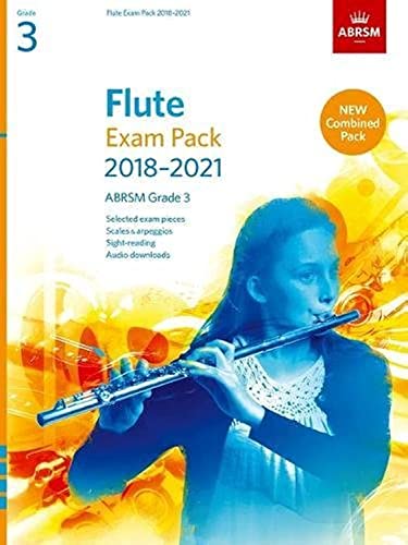 ABRSM Flute Exam Pack 2018-21 Grade 3 with Pieces, Scales, Sight-Reading, and Audio Downloads