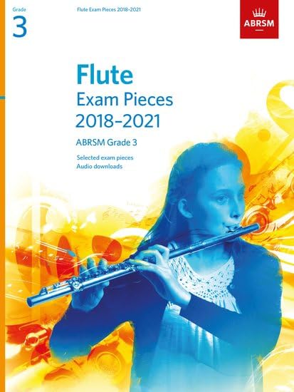 ABRSM Flute Exam Pieces 2018-21 Grade 3 with Piano Accompaniment