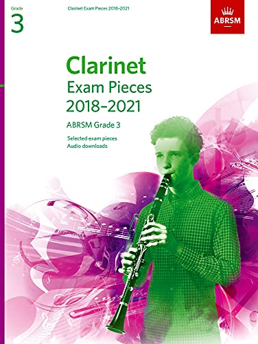 ABRSM Clarinet Exam Pieces 2018-21 Grade 3 with Piano Accompaniment