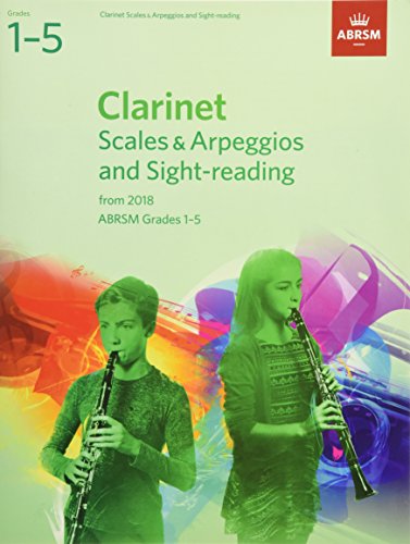 ABRSM Clarinet Scales, Arpeggios & Sight Reading Grades 1-5
