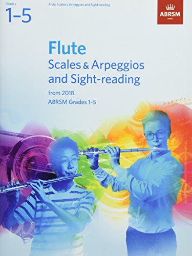 ABRSM Flute Scales, Arpeggios & Sight Reading Book for Grades 1-5