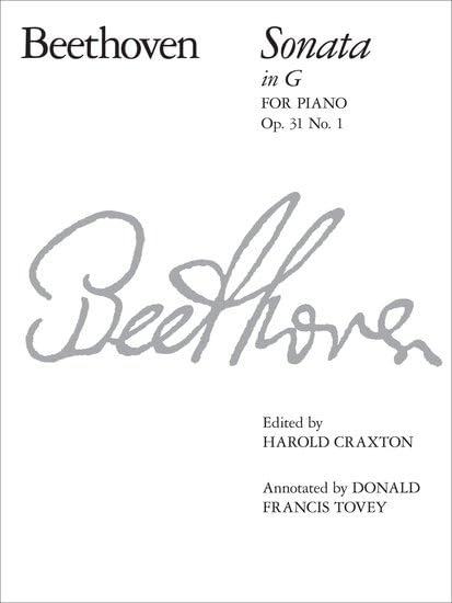 Beethoven Piano Sonata G Major Op 31 No 1 Sheet Music ABRSM Signature Series