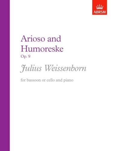 Arioso and Humoreske Op 9 for Bassoon and Piano Sheet Music