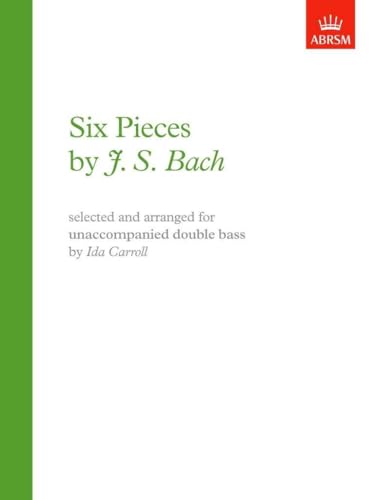 Six Pieces by Bach for Solo Double Bass Sheet Music