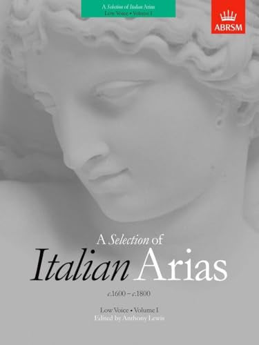 A Selection of Italian Arias 1600-1800 Volume 1 for Low Voice - Vocal Sheet Music