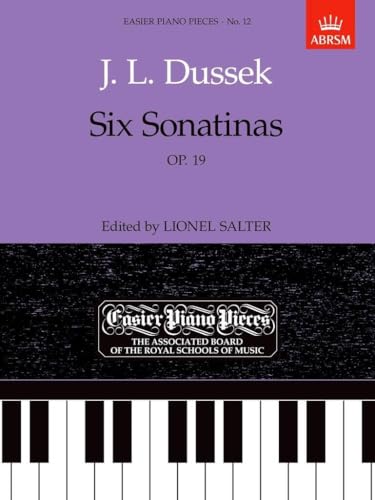 Dussek Six Sonatinas Op 19 for Piano Sheet Music