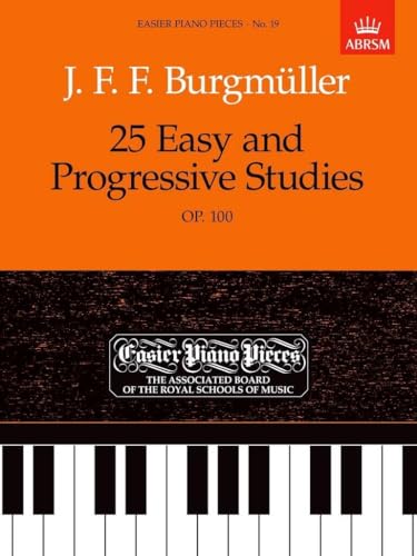Burgmuller 25 Easy and Progressive Studies Op 100 Piano Sheet Music