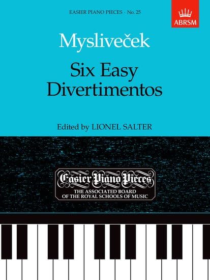 Myslivecek Six Easy Divertimentos Piano Sheet Music