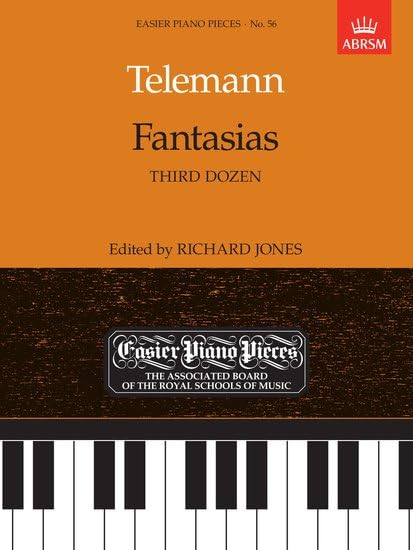 Telemann Fantasias (Third Dozen) for Piano Sheet Music