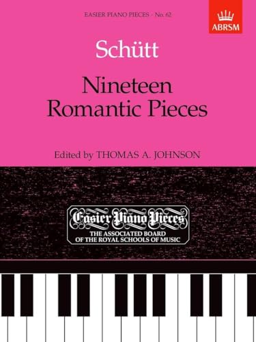 Schutt Nineteen Romantic Pieces for Piano Sheet Music