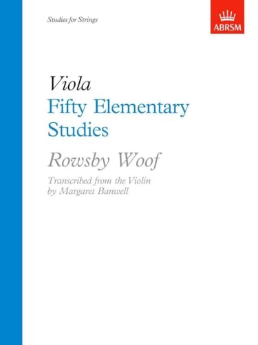 Fifty Elementary Studies for Viola - Progressive Studies Transcribed from Violin by Margaret Banwell