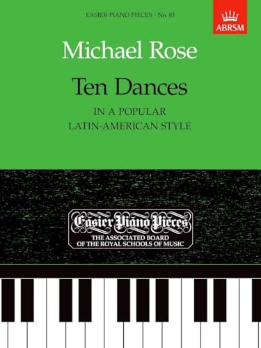 Ten Dances in a Popular Latin-American Style Piano Sheet Music