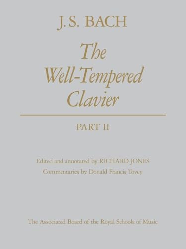Bach The Well-Tempered Clavier Part II Clothbound Piano Sheet Music