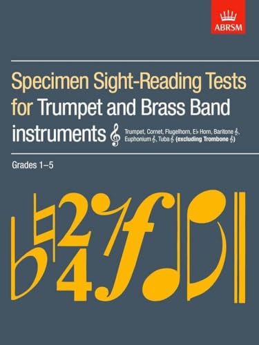 ABRSM Trumpet Specimen Sight-Reading Tests Grades 1-5