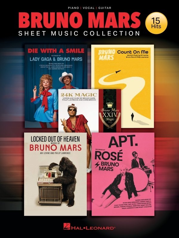 Bruno Mars Sheet Music Collection Pvg (Hal Leonard)
