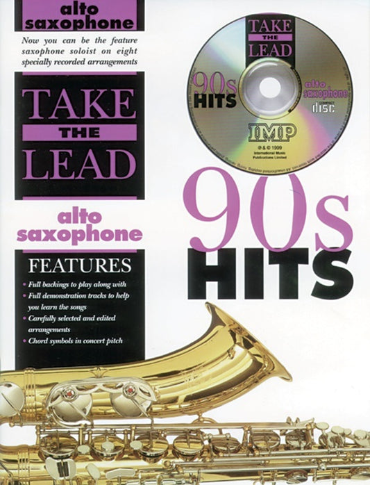 Take the Lead 90s Hits Book/CD for Alto Saxophone
