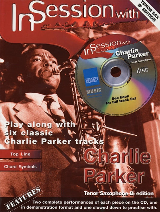 In Session With Charlie Parker Book/CD Tenor Sax
