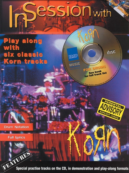 In Session With Korn Book/CD Drum