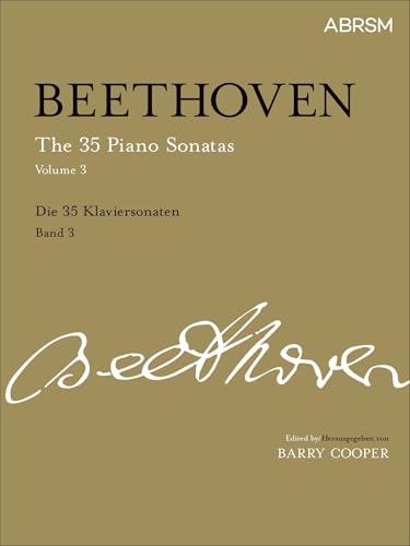 Beethoven 35 Piano Sonatas Volume 3 - Critical Edition by Barry Cooper with Commentary and Introductory CD