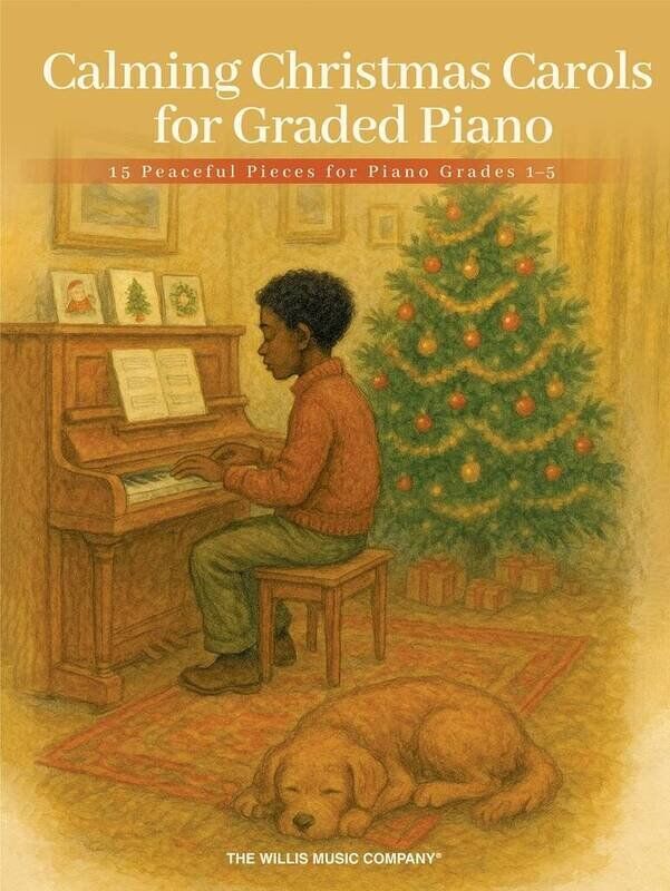 Calming Christmas Carols for Piano Grades 1-5