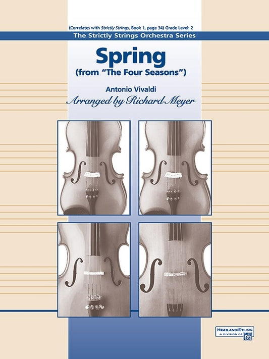 Spring from the Four Seasons String Orchestra Sheet Music Gr 1
