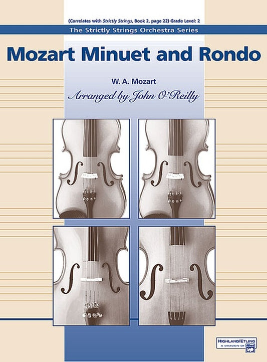 Mozart Minuet And Rondo String Orchestra Gr 1