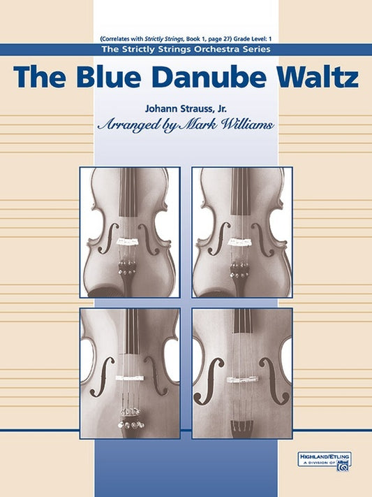 Blue Danube Waltz String Orchestra Sheet Music Grade 1