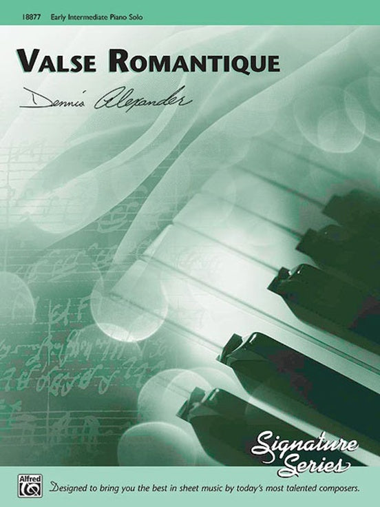 Valse Romantique Piano Sheet Music