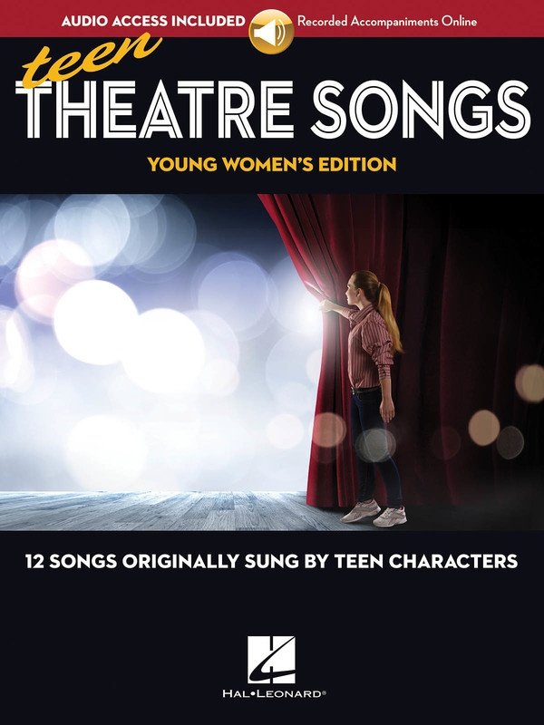 Teen Theatre Songs for Young Women — Book/Online Audio (Hal Leonard)