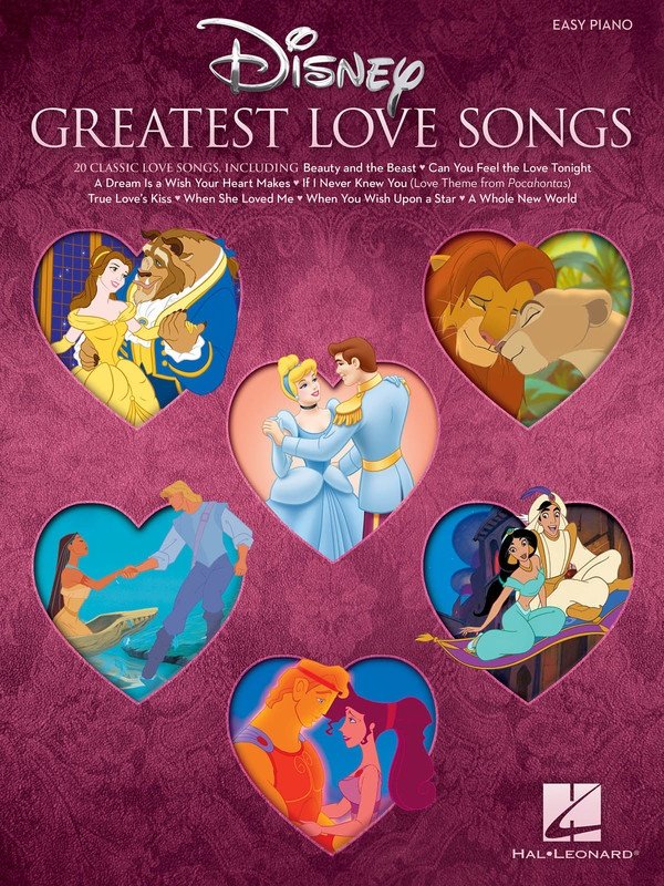 Disney's Greatest Love Songs — Easy Piano (Hal Leonard)
