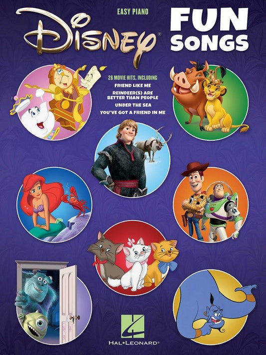 Disney Fun Songs — Easy Piano (Hal Leonard)
