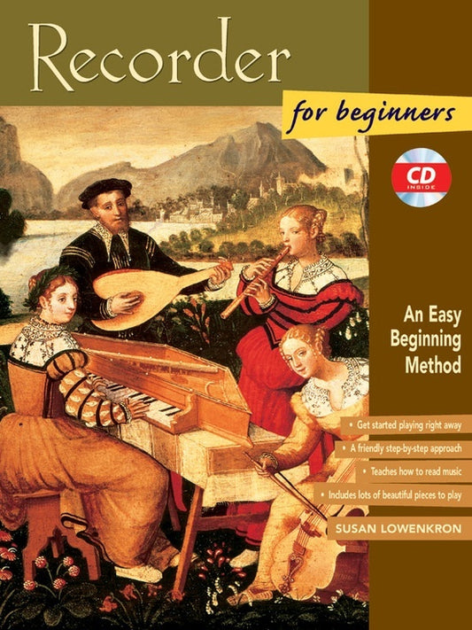 Recorder For Beginners Book/CD