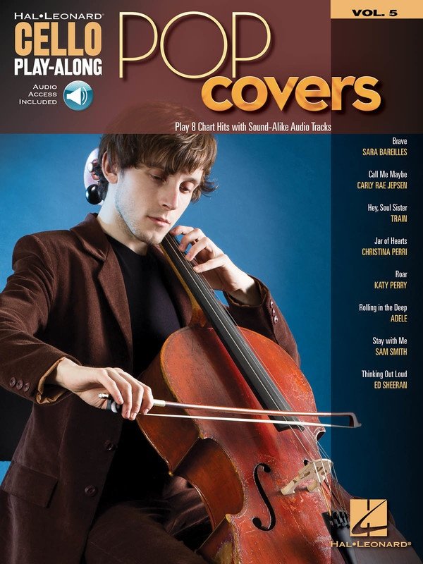 Pop Covers — Cello Play-Along Vol. 5, Book/Online Audio (Hal Leonard)