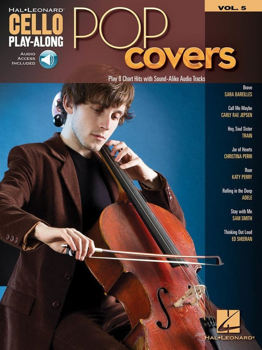 Pop Covers — Cello Play-Along Vol. 5, Book/Online Audio (Hal Leonard)